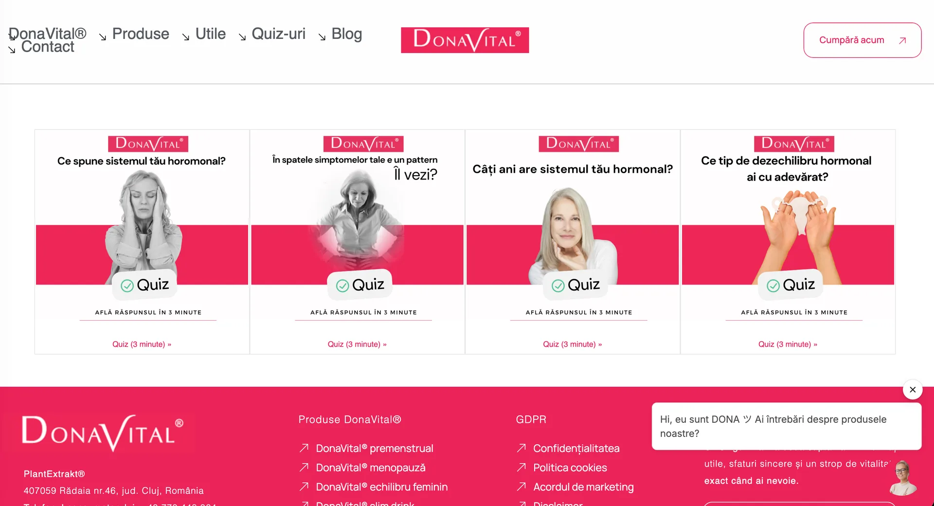 Donavital — Donavital — Ecosistem digital feminin