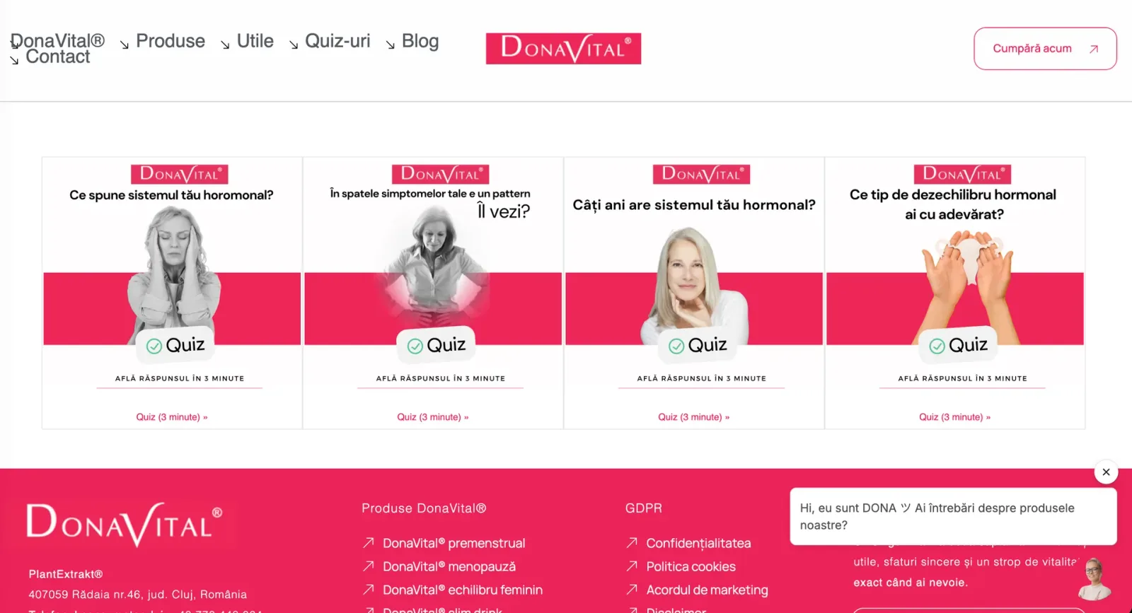 Donavital — Donavital — Ecosistem digital feminin