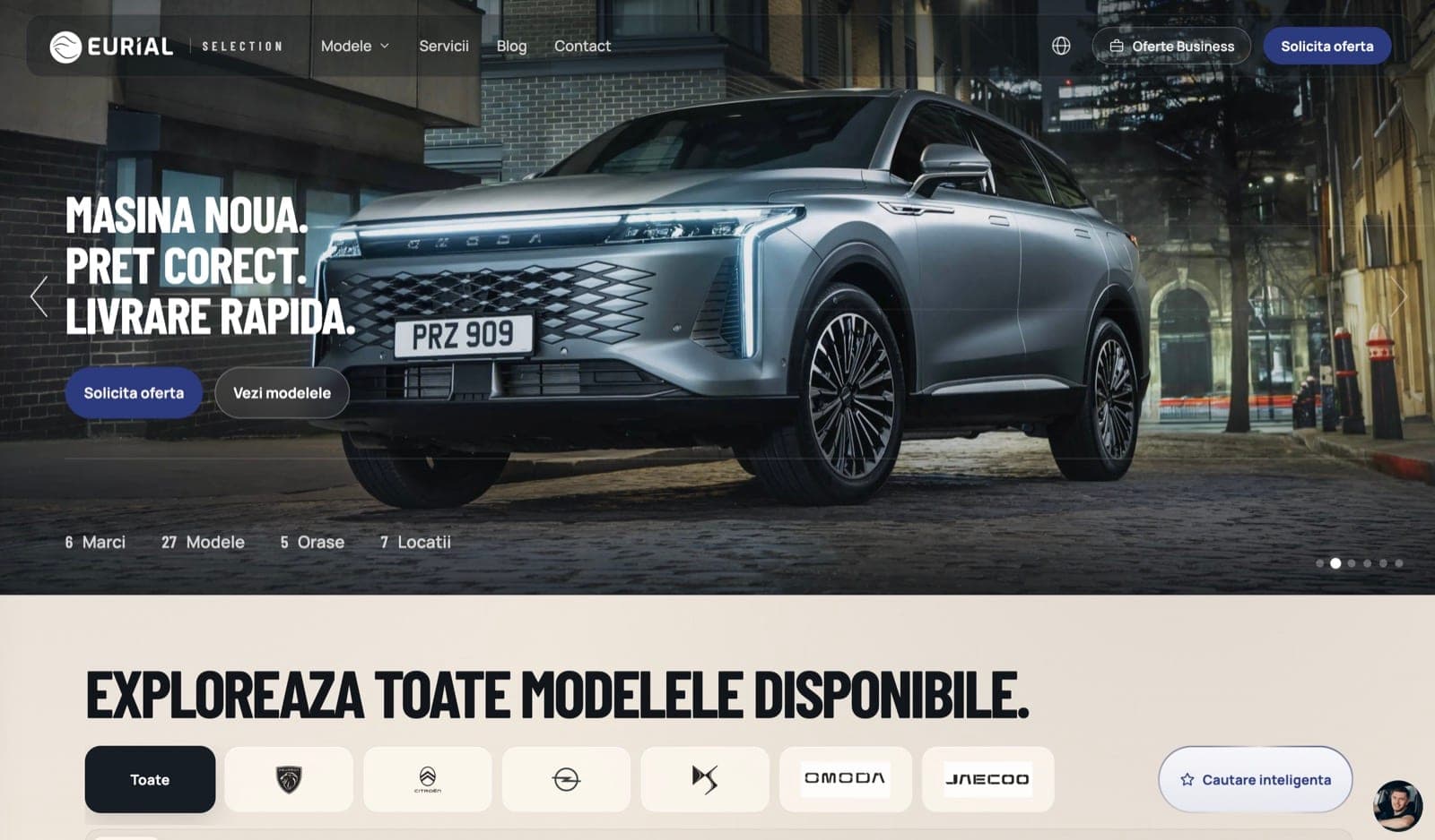 Eurial Selection — Eurial Selection — Platformă pentru dealer auto multi-brand